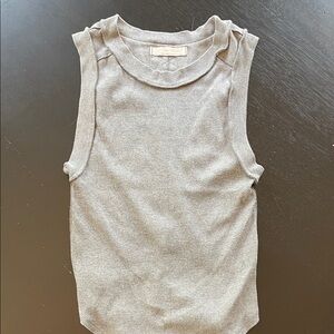 Free People Gray Tank Top